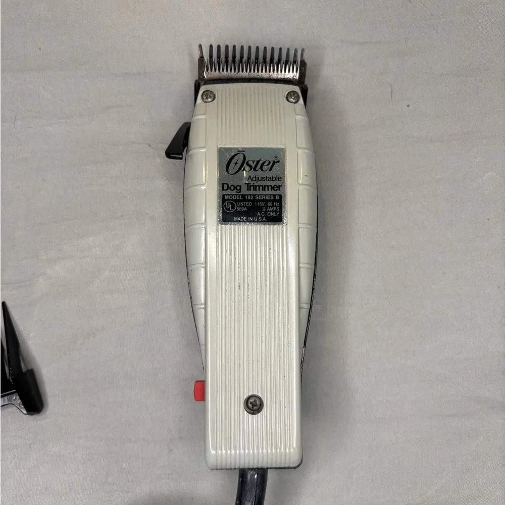 Vintage Oster Adjustable Dog Trimmer Model 182 Series B‎